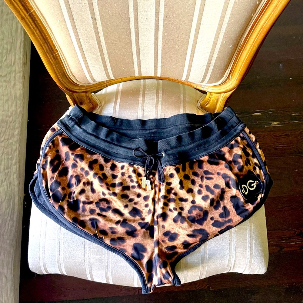 “SOLD Dolce and Gabbana” Leopard print shorts